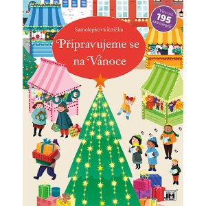 JiriModels - Velká samolepková knížka Připravujeme se na Vánoce