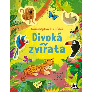JiriModels - Samolepková knížka - Divoká zvířata