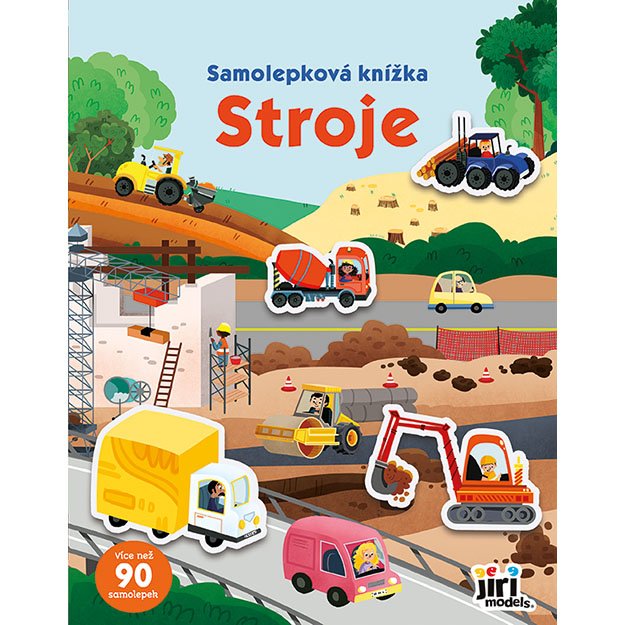 Samolepková knížka - Stroje