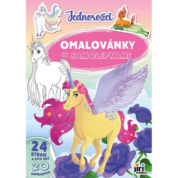 Omalovánky A4+ - Jednorožci