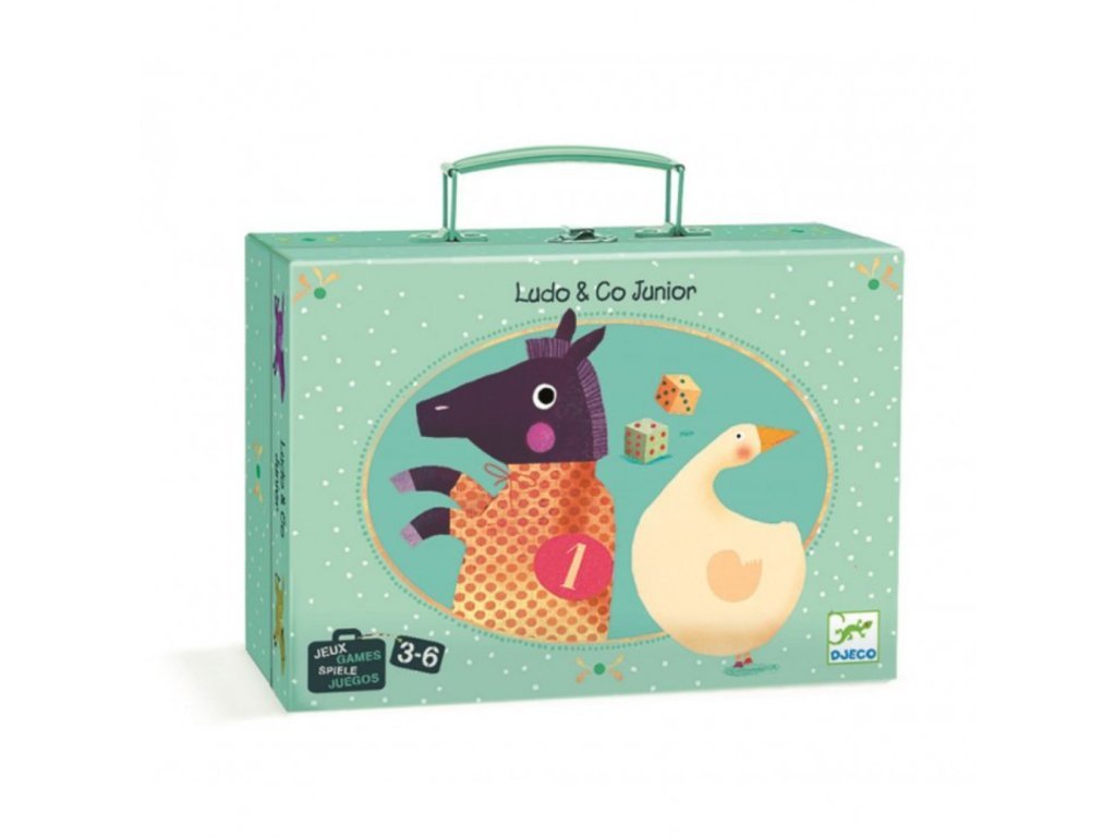 DJECO Hra v kufříku Husa a Člověče nezlob se