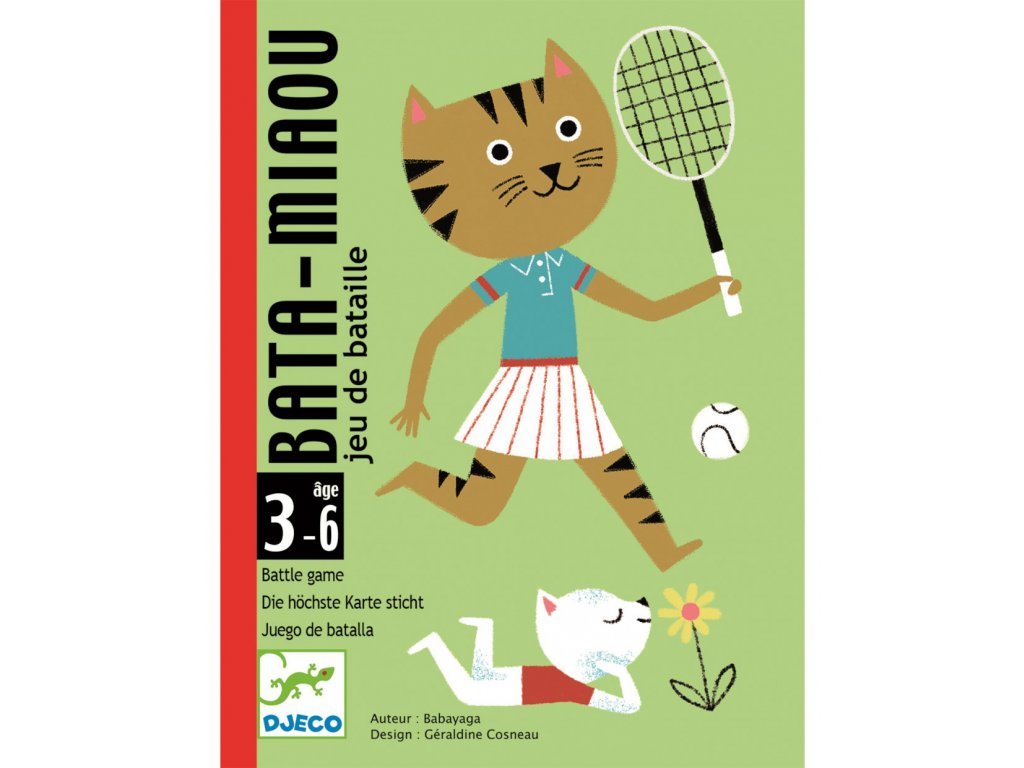 DJECO Karetní hra Bata - Mňau