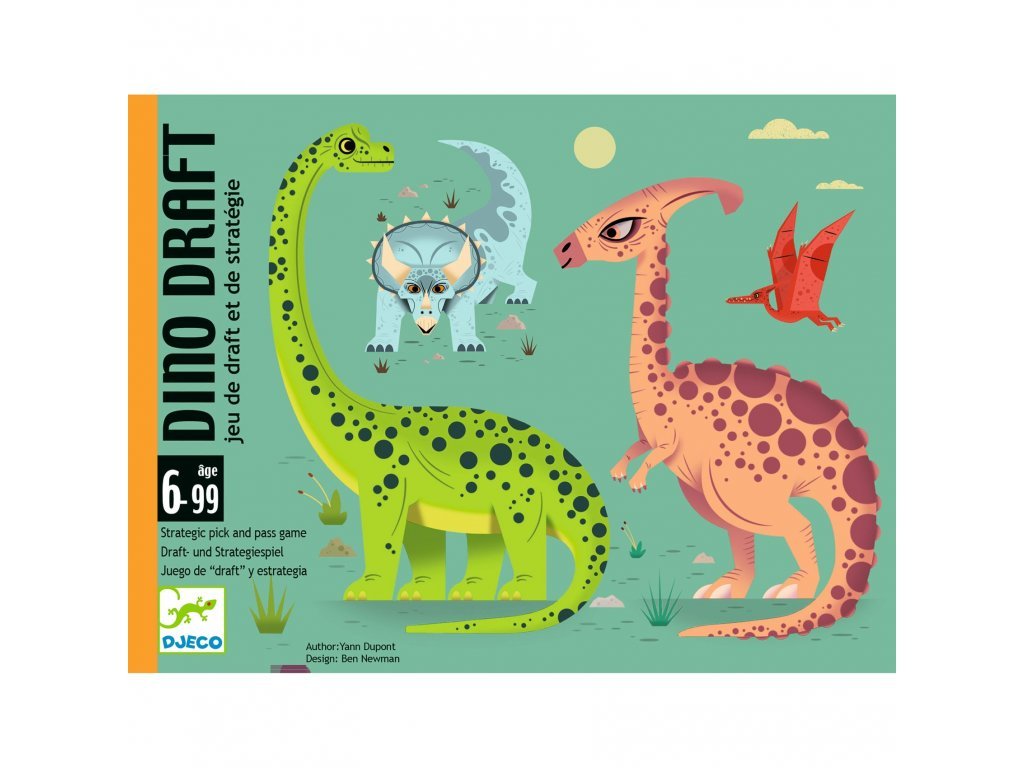DJECO Karetní hra Dino draft