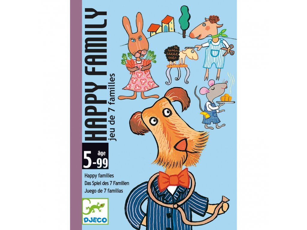 DJECO Karetní hra Šťastné rodinky