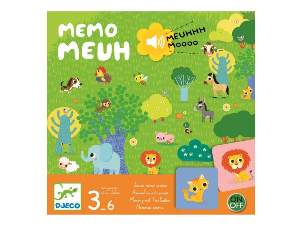 DJECO Pexeso se zvuky