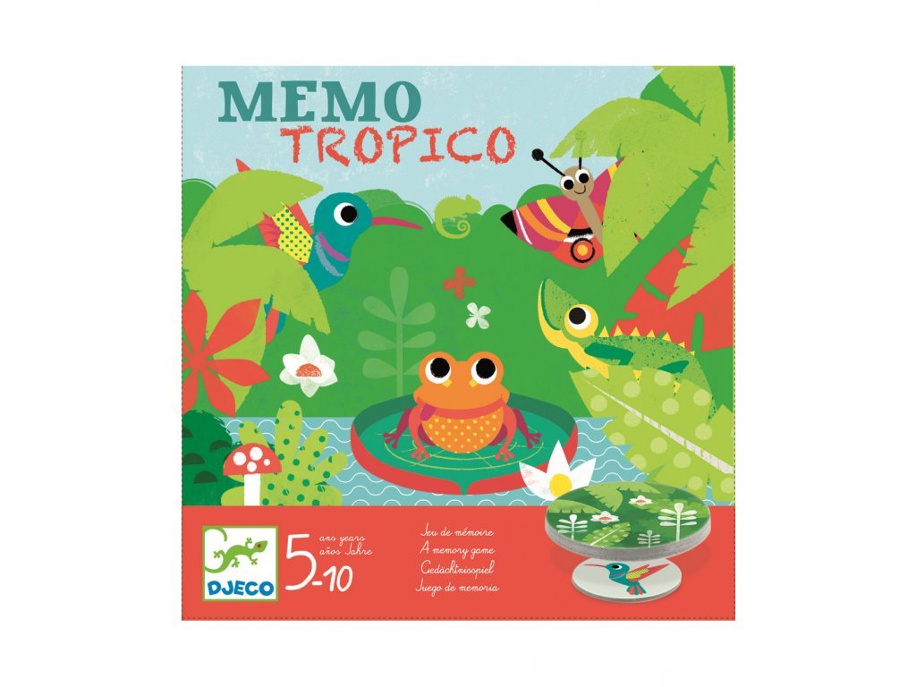 DJECO Pexeso z tropického lesa