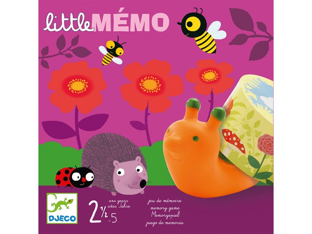 DJECO Stolní hra se zvířátky - Šnek