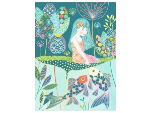 DJECO Vyškrabávací obrázky Jezerní víla