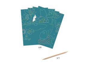 DJECO Vyškrabávací obrázky Jezerní víla