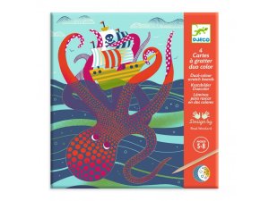 DJECO Vyškrabávací obrázky Na moři