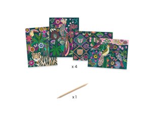 DJECO Vyškrabávací obrázky Rococo