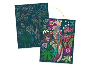 DJECO Vyškrabávací obrázky Rococo