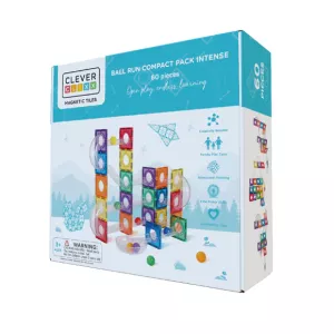 Cleverclixx - Kuličkodráha Ball Run Compact Pack Intense 60 ks