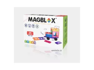 MAGBLOX - set s podvozky - 24 kusů