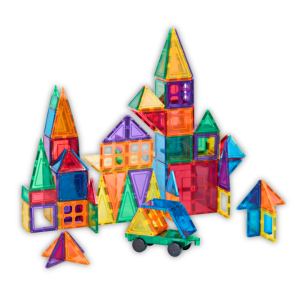 Learn and grow - Magnetické stavebnice Builders pack 110 ks + Malé čtvercové balení 36 ks