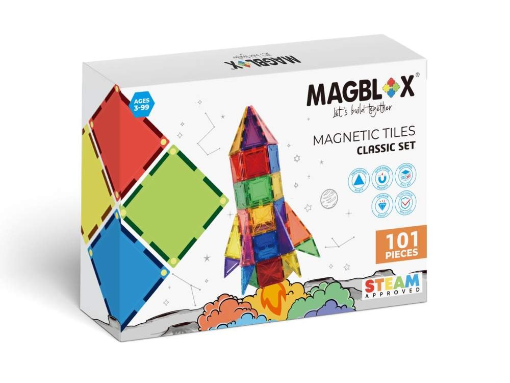 MAGBLOX - Magnetická stavebnice 101 ks