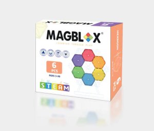 MAGBLOX - hexagon 6 ks classic