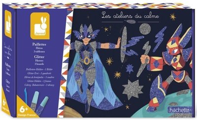 Barevný písek s třpytkami Hrdinové od 6 let