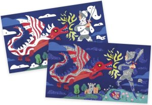 Barevný písek s třpytkami Hrdinové od 6 let