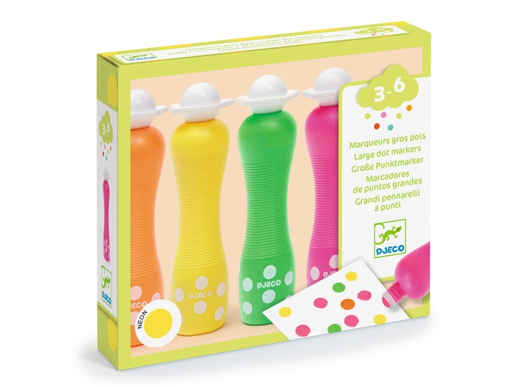 DJECO Pěnové fixy pro nejmenší NEON