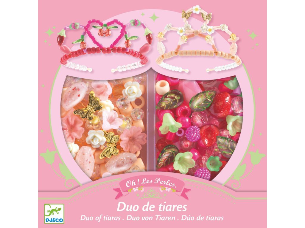 DJECO Sada na výrobu čelenek - růžová