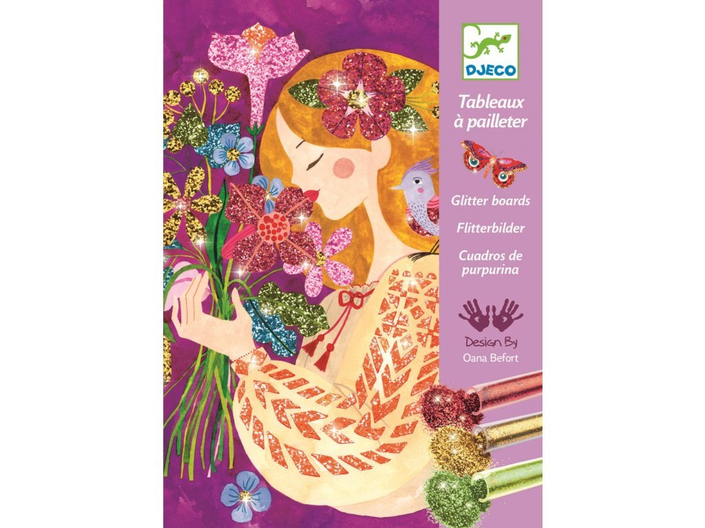 DJECO Třpytivé Květinové dívky