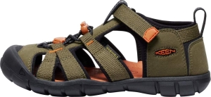 Dětské sandály Keen  Seacamp II CNX children dark olive/gold flame