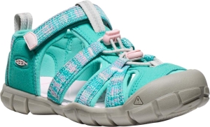 Dětské sandály Keen Seacamp II CNX children bright aqua/giggle pink