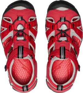 Dětské sandály Keen Seacamp II CNX children ribbon red/alloy