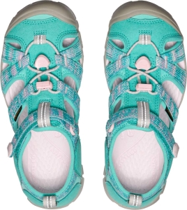 Dětské sandály Keen Seacamp II CNX youth bright aqua/giggle pink