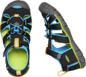 Dětské sandály Keen Seacamp II CNX youth black/brilliant blue