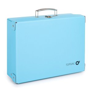 Kufřík na výtvarné potřeby modrý Topgal CASE 24063