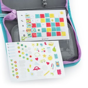 Bagmaster LUMI 21 A školní jednochlopňový penál - barevné květiny