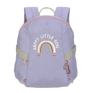 LÄSSIG Tiny Backpack Outdoor 2025 rainbow pastel lilac  