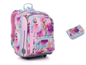 Školní aktovka Lesní zvířátka Topgal BEBE 25002 SET SMALL