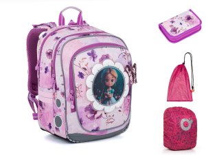 Školní batoh Kouzelná víla Topgal ENDY 26003 SET LARGE