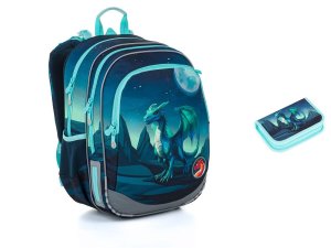 Školní batoh Dračí strážce Topgal ELLY 26016 SET SMALL