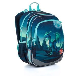 Školní batoh Dračí strážce Topgal ELLY 26016 SET MEDIUM