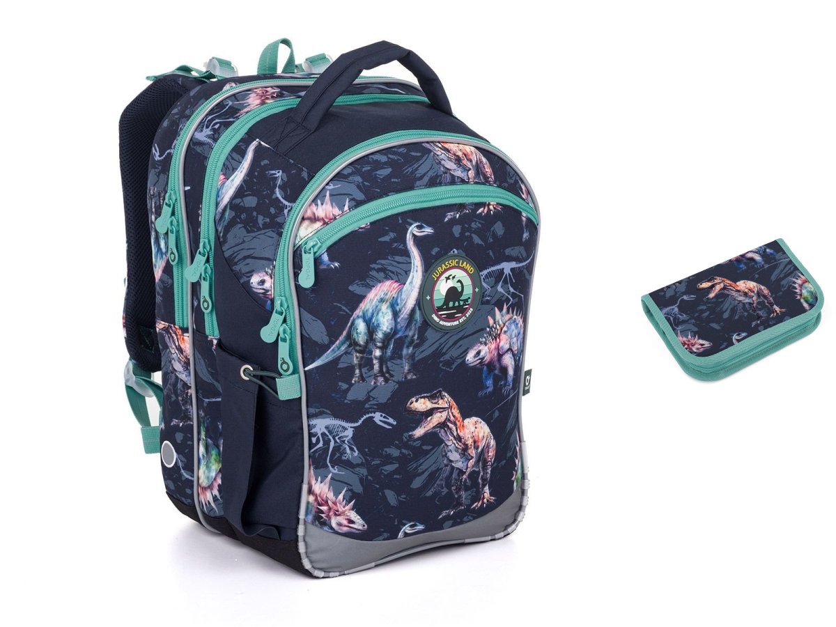 Školní batoh Dinosauři Topgal COCO 25016 SET SMALL