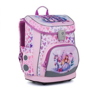 Aktovka s princeznou a jednorožcem Topgal DIDI 26001 SET SMALL