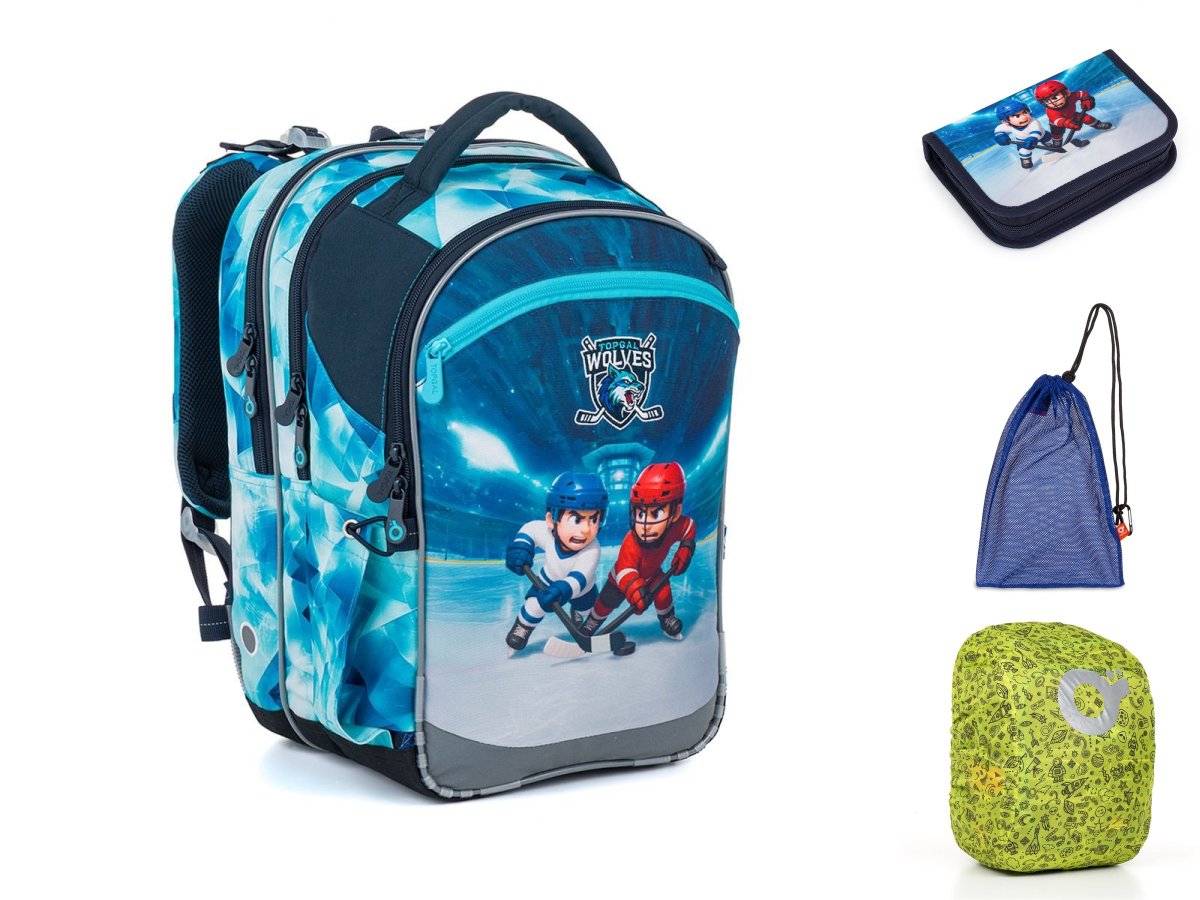 Školní batoh Lední hokej Topgal COCO 26017 SET LARGE