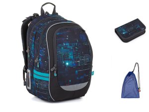Školní batoh Digitální svět Topgal CODA 26021 SET MEDIUM