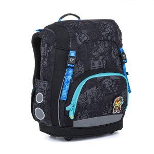 Lehká aktovka malý robot Topgal KIRA 26015 SET MEDIUM