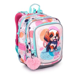 Lehký batoh s pejskem Topgal ENDY 24049 SET LARGE