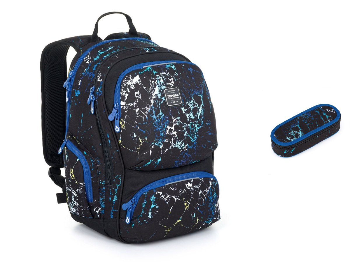Studentský batoh s vintage vzorem Topgal ROTH 25040 SET SMALL