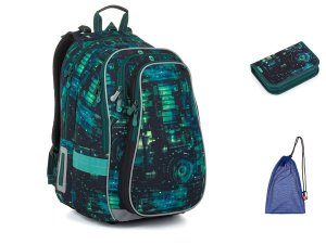 Školní batoh Digitální svět Topgal LYNN 26019 SET MEDIUM