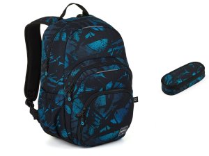 Studentský batoh Blue Abstract Topgal SKYE 26044 SET SMALL