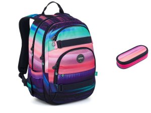 Studentský batoh Barevný gradient Topgal VIKI 26038 SET SMALL