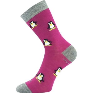 Ponožky VoXX Penguinik fuxia