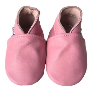 Dětské celoroční boty Hopi Hop kožené capáčky růžové